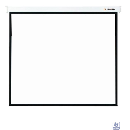 LUMIEN Master Control LMC-100116 Экран с электроприводом 203x300 см (132") Matte White FiberGlass черная кайма сверху 35см 16:9