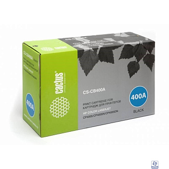 Картридж лазерный Cactus CS-CB400AR черный (7500стр.) для HP CLJ CP4005