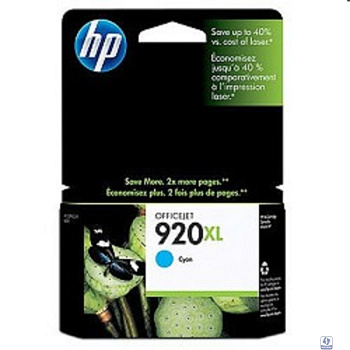 HP CD972AE Картридж №920XL, Cyan 