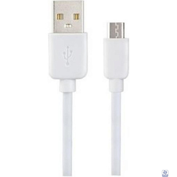 PERFEO Кабель USB A вилка - Micro USB вилка, 2.4A, белый, силикон, длина 1 м., SILICON (U4026)
