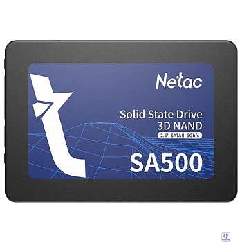 Накопитель SSD Netac SATA III 1Tb SA500 Series 2.5" Retail (NT01SA500-1T0-S3X)