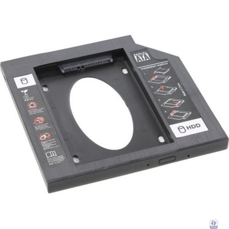 ORIENT UHD-2SC9PL, Шасси для 2.5" SATA HDD для установки в SATA отсек оптического привода ноутбука 9.5 мм, пластик (30842)
