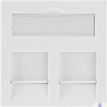 Rexant (03-0262) Вставка Mosaic 45x45, на 2 порта со шторкой