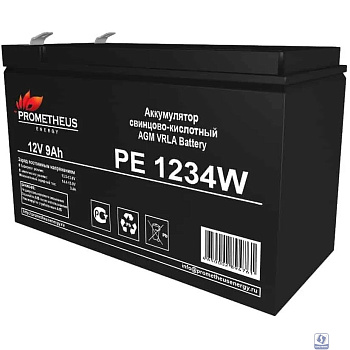 Prometheus Energy PE 1234 W (12V 9Ah) аккумулятор свинцово-кислотный