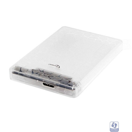 Gembird EE2-U3S-32P Внешний корпус 2.5" прозрачный, USB 3.0, SATA, пластик