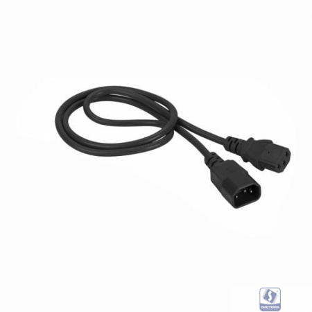 Lanmaster LAN-PP13/14-3.0-BK Шнур питания C13-C14, 3х0.75, 220В, 10А, черный, 3 метра