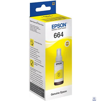 EPSON C13T66444A/C13T664498   Чернила для L100 ( yellow) 70 мл  
