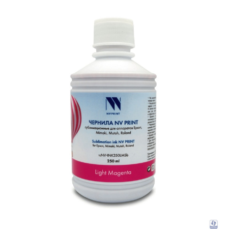 Чернила NV PRINT сублимационные NV-INK250LMSb для аппаратов Epson, Mimaki, Mutoh, Roland (250ml) Light Magenta
