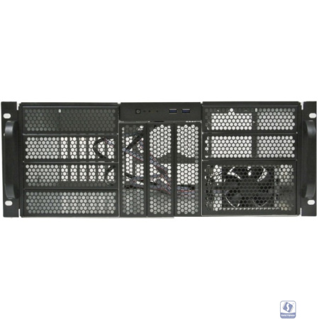 Procase Корпус 4U server case,9x5.25+3HDD,черный,без блока питания,глубина 480мм,MB CEB 12"x10,5"