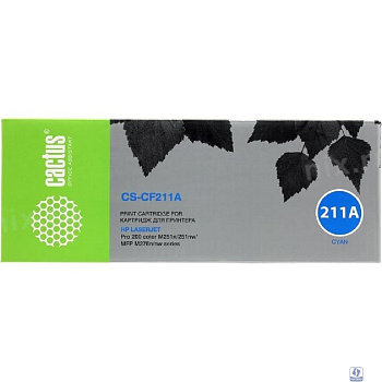 Картридж Cactus CS-CF211A голубой  (1800стр.)