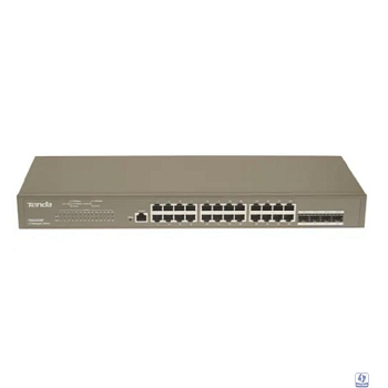 TENDA TEG3328F Коммутатор L2 управляемый в стойку 24-Ports 10/100/1000Base-T + 4-Porst 1000 Base-X SFP