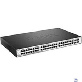 D-Link DGS-1210-52/ME/B1A Управляемый L2 коммутатор, 48x1000Base-T, 4x1000Base-X SFP, AC 220В/DC 12В(с возможностью мониторинга статуса питания коммутатора)
