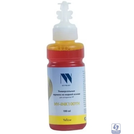 Чернила NV-INK100 Yellow универсальные на водной основе для аппаратов HP (100 ml) ()