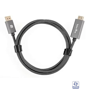 Telecom <TA561M-1.8M> Кабель DisplayPort M-> HDMI M 4K@60Hz 1.8m,оплетка [7958820049859]