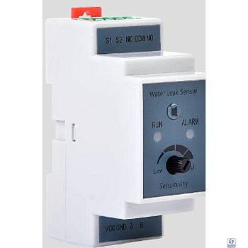 REM Модуль обнаружения протечки R-WL-1S, реле NO/NC + Modbus, установка на DIN-рейку, питание 10-30 VDC R-WL-1S