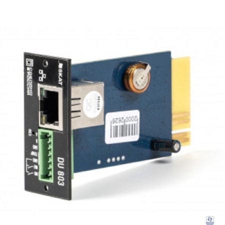 БАСТИОН SNMP-модуль DU 803 для SKAT UPS-RACK от 1000ВА до 3000ВА Мониторинг и упр-е по Ethernet (2169)