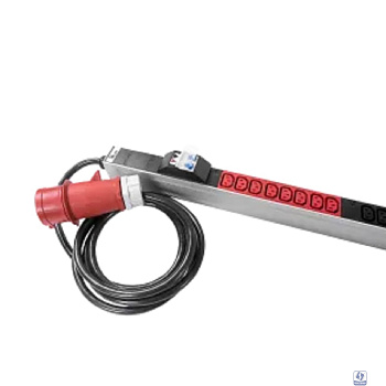 REM Верт блок розеток Rem-2MC,LINUX,мониторинг,измерение,3~16A,36C13,1420мм,вх IEC309,шнур 3м