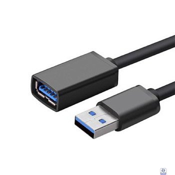 Bion Кабель удлинительный USB 3.0 AM/AF, 3 м, чёрный [BXP-CCP-USB3-AMAF-030M]