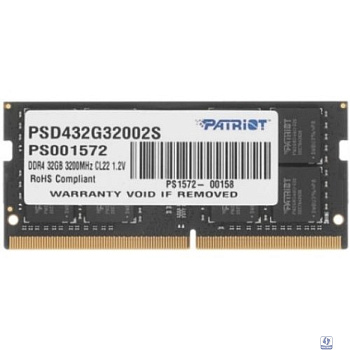 Patriot DDR4 SODIMM 32GB PC25600  PSD432G32002S 