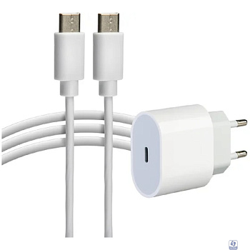Rexant (16-0233-4) Сетевое зарядное устройство USB-C, 20Вт в комплекте с кабелем USB-C – USB-C 