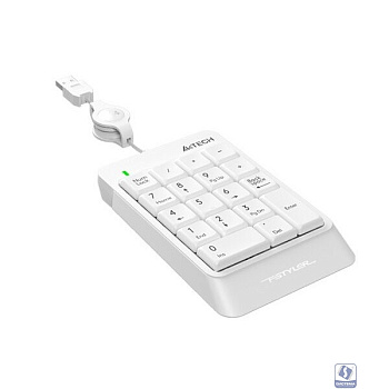 Числовой блок A4Tech Fstyler FK13 белый USB slim для ноутбука