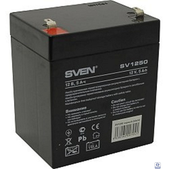 Sven SV1250 (12V 5Ah) батарея аккумуляторная