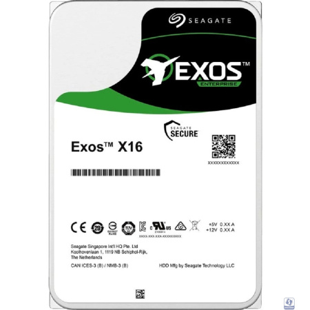 12TB Seagate Exos X16 (ST12000NM001G)  clean pulled