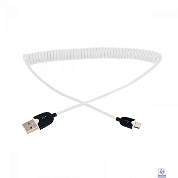 Rexant (18-4301) Кабель USB-A – micro USB, 2,4А,  1м, белый, витой
