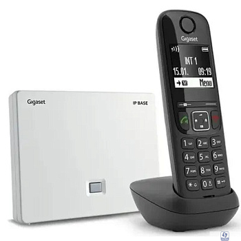 Gigaset [S30852-H3124-R101] AS690IP BASE RUS черный