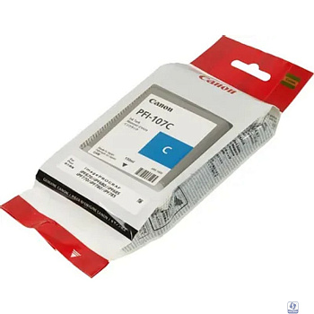 Canon PFI-107C 6706B001  ( 6706B003  )  Картридж для  iPF680/685/770/780/785, Голубой, 130ml.