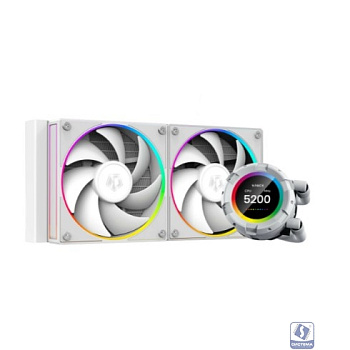 Кулер с водяным охлаждением ID-Cooling SL240 WHITE,  Ret