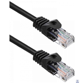 Кабель ACD Патч-корд ACD-LPU5C-50B |ACD-LPU5C-50B| Cat5e UTP 24AWG 4Pair, 7/0.18мм CU Черный, 5.0м (741814) 