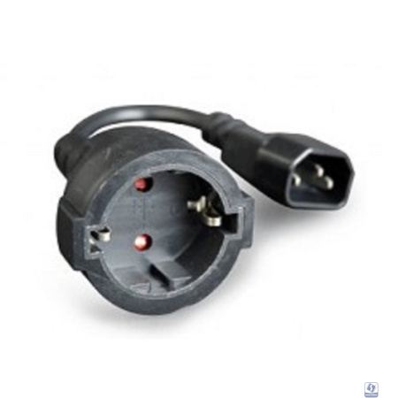 Cablexpert Удлинительный кабель питания ,C14 евророзетка, PC-SFC14M-01