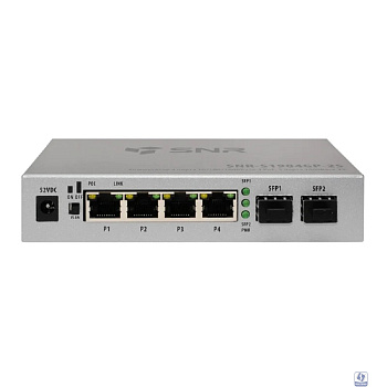 SNR SNR-S1904GP-2S Неуправляемый POE коммутатор уровня 2, 4 порта 10/100/1000Base-T, 2 порта 1000Base-X (SFP)