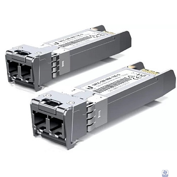 UBIQUITI UACC-OM-MM-10G-D-2 (Комплект 2шт)оптич. SFP+ MM 10Гбит/с T x: 850нм R x : 850нм до 0.3км