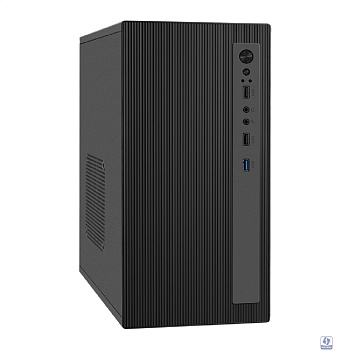 Exegate EX299221RUS Корпус Minitower ExeGate BAA-303MU-UNS400 (mATX, БП UNS400 с вент. 12см, 2*USB+1*USB3.0, HD Audio, черный)