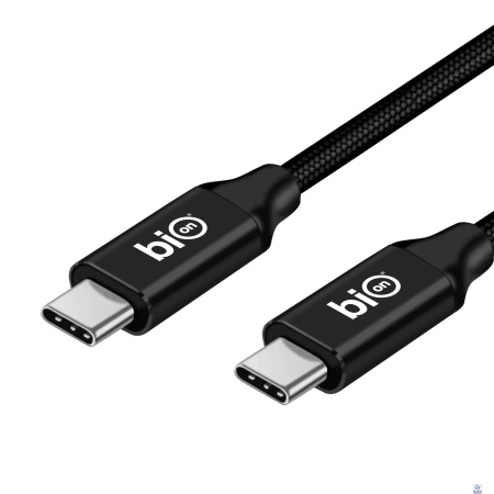 Bion Кабель USB4 v2.0 (CM/CM), 16K@60Hz, 80 Гбит/с, 240W, 5A, медь, 2 м, чёрный [BXP-USB4V2-CMCM-020M]