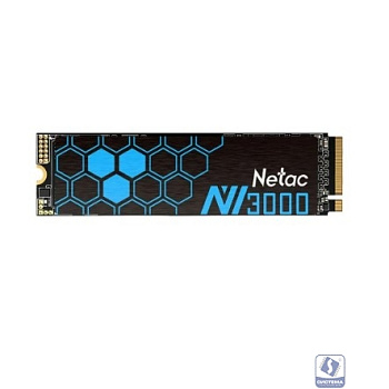 SSD M.2 Netac 2.0Tb NV3000 Series <NT01NV3000-2T0-E4X> Retail (PCI-E 3.0 x4, up to 3100/2100MBs, 3D NAND, 1200TBW, NVMe 1.3, 22х80mm, heatsink)