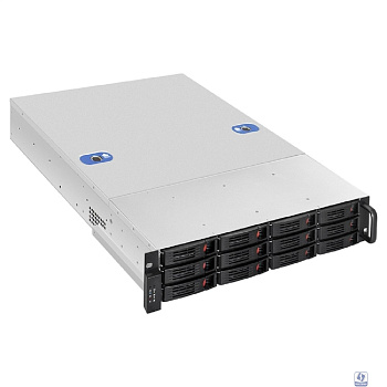 Exegate EX294275RUS Серверная платформа ExeGate Pro 2U660-HS12 <RM 19", высота 2U, глубина 660, Redundant БП 2x550W, 12xHotSwap>