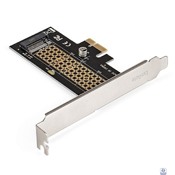 Exegate EX296205RUS Переходник ExeGate EXE-597 (M.2 M key -> PCI-E x1 v2.0, для установки SSD M.2 M key в слот PCI-E)