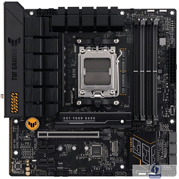 ASUS TUF GAMING B650M-E WIFI (Socket AM5, mATX, 4xDDR5(128GB), 4xDDR5(192GB), DP/HDMI, 2xPCIe 4.0x16/1xPCIe 4.0, 1xLAN (2.5GbE), Wi-Fi 6i, BT5.2, 4xSATA 6Gb/s, 3xM.2, 1xType-C, 4xUSB 3.2, 3xUSB 2.0)