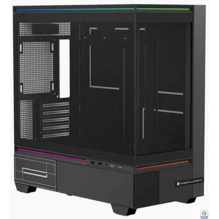 Thermalright Корпус M10 / Black / TG / USB TYPE-C / mATX  / TRTLM10B