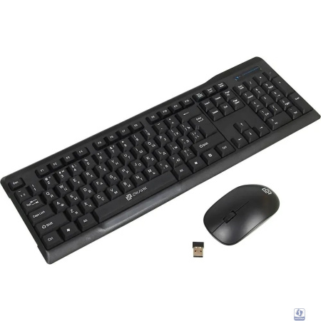 Клавиатура + мышь Oklick 230M  Black, USB, беспроводные [412900]