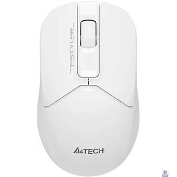 Мышь A4Tech Fstyler FG12 белый оптическая (1200dpi) беспроводная USB (3but)