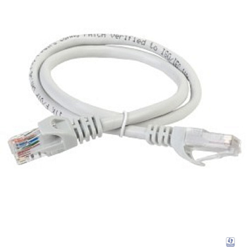 ITK PC01-C5EU-05M Коммутационный шнур (патч-корд), кат.5Е UTP, 0,5м, серый