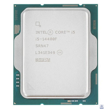 Товар с витрины. Протестирован. CPU Intel Core i5-14400F, 2.5ГГц, (Turbo 4.7ГГц), 10-ядерный, 20МБ, LGA1700, OEM