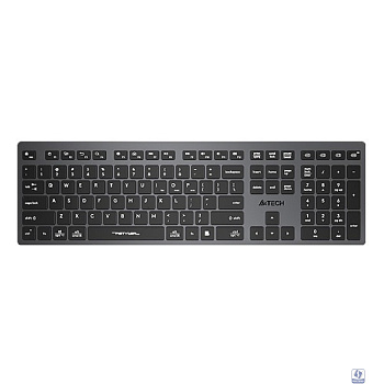 Клавиатура A4Tech Fstyler FBX50C серый USB беспроводная BT/Radio slim Multimedia (FBX50C GREY)