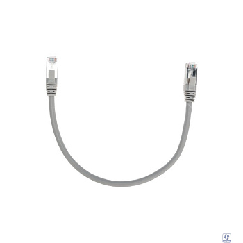 Rexant (02-0210-03) Патч-корд F/UTP, CAT 6, RJ45-RJ45, 26AWG, LSZH, серый, 0,3м