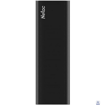 Netac Portable SSD 250GB Z Slim [NT01ZSLIM-250G-32BK] USB3.2, up to 520/480MBs, черный