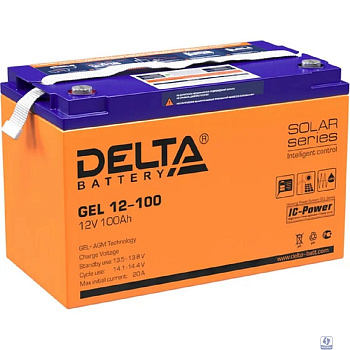 Delta GEL 12-100 (12V/100Ач) свинцово- кислотный аккумулятор  